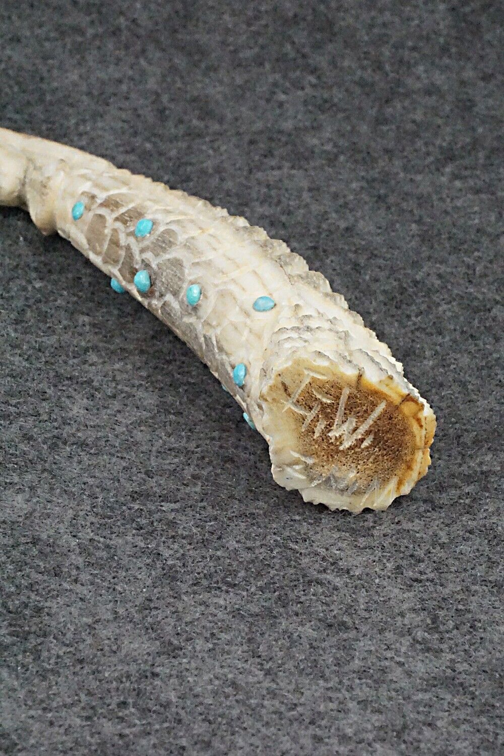 Corn Maiden Zuni Fetish Carving - Garrick Weeka