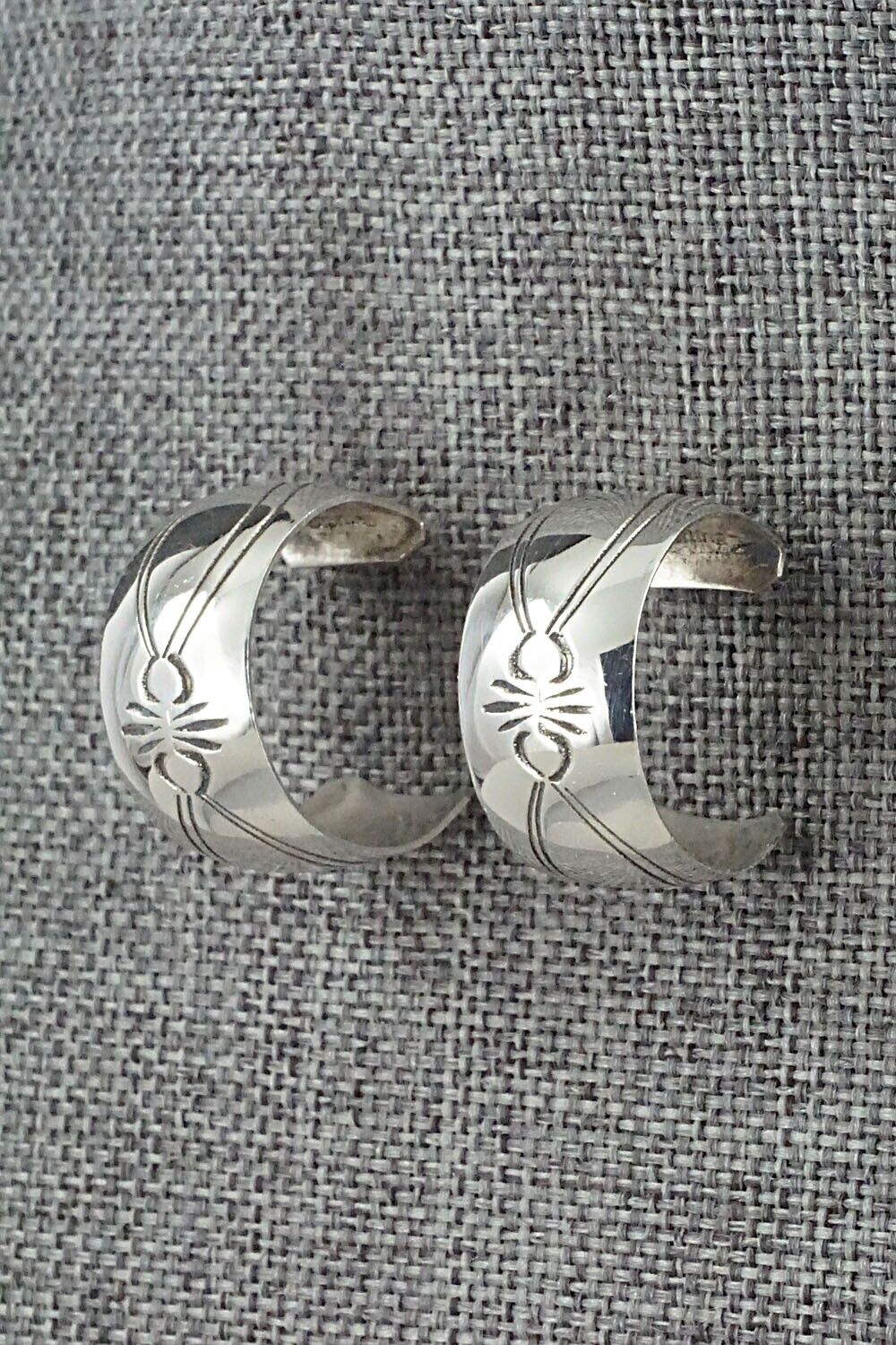 Sterling Silver Hoop Earrings - Nova Ashley
