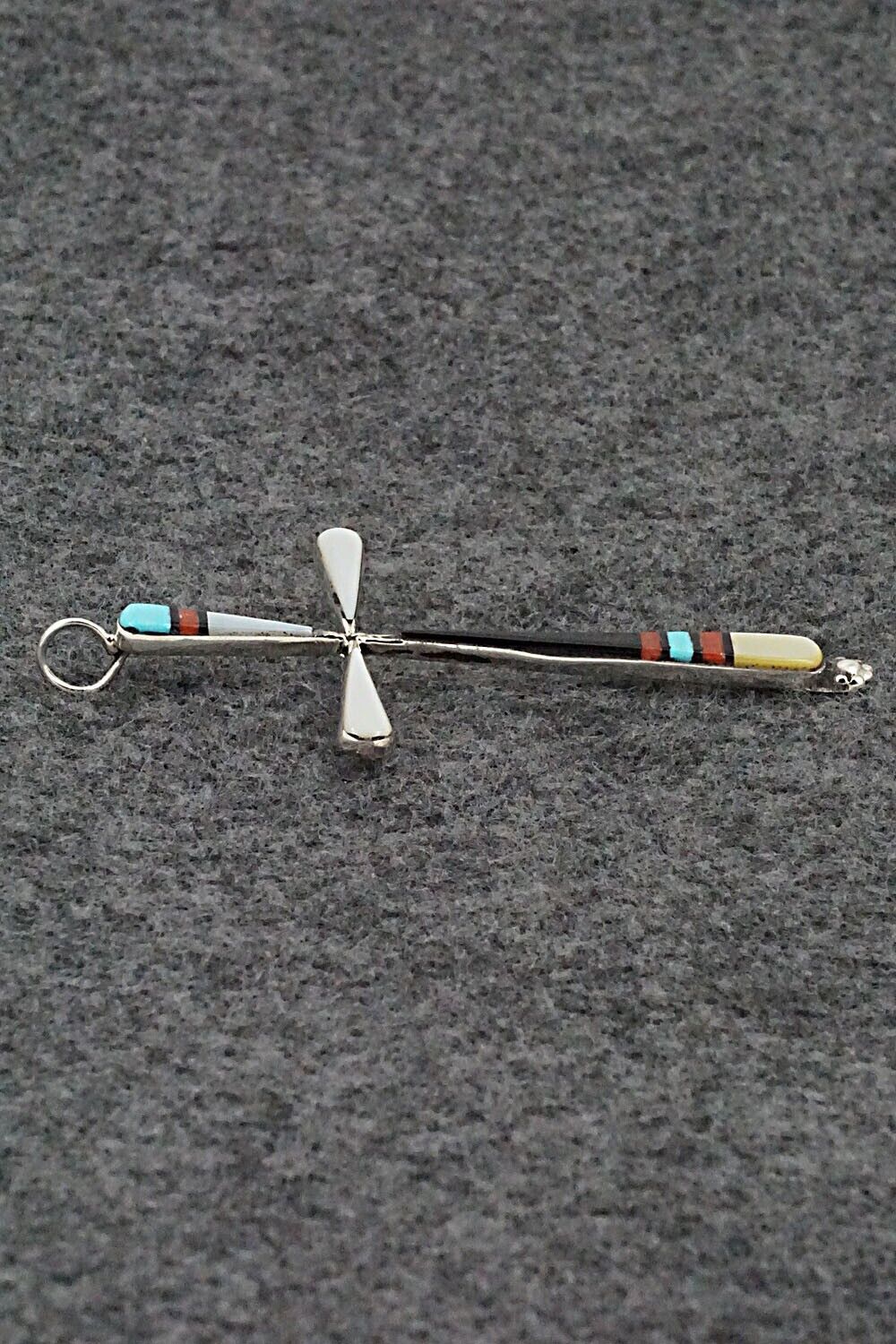 Multi-Stone & Sterling Silver Pendant - Sylvester Noche