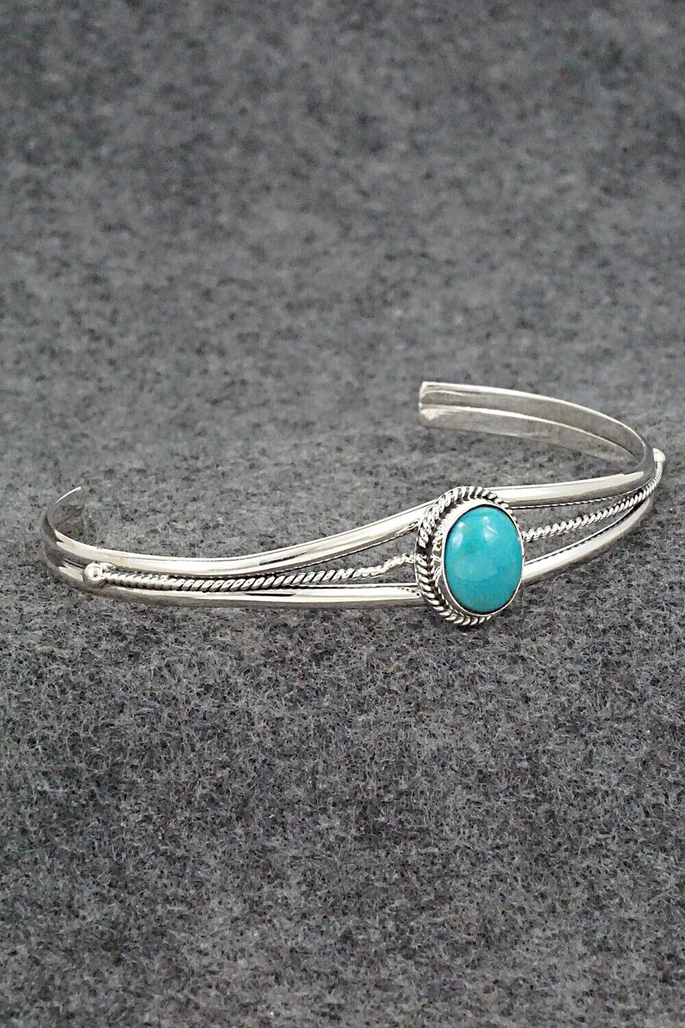 Turquoise and Sterling Silver Bracelet - Alice Rose Saunders