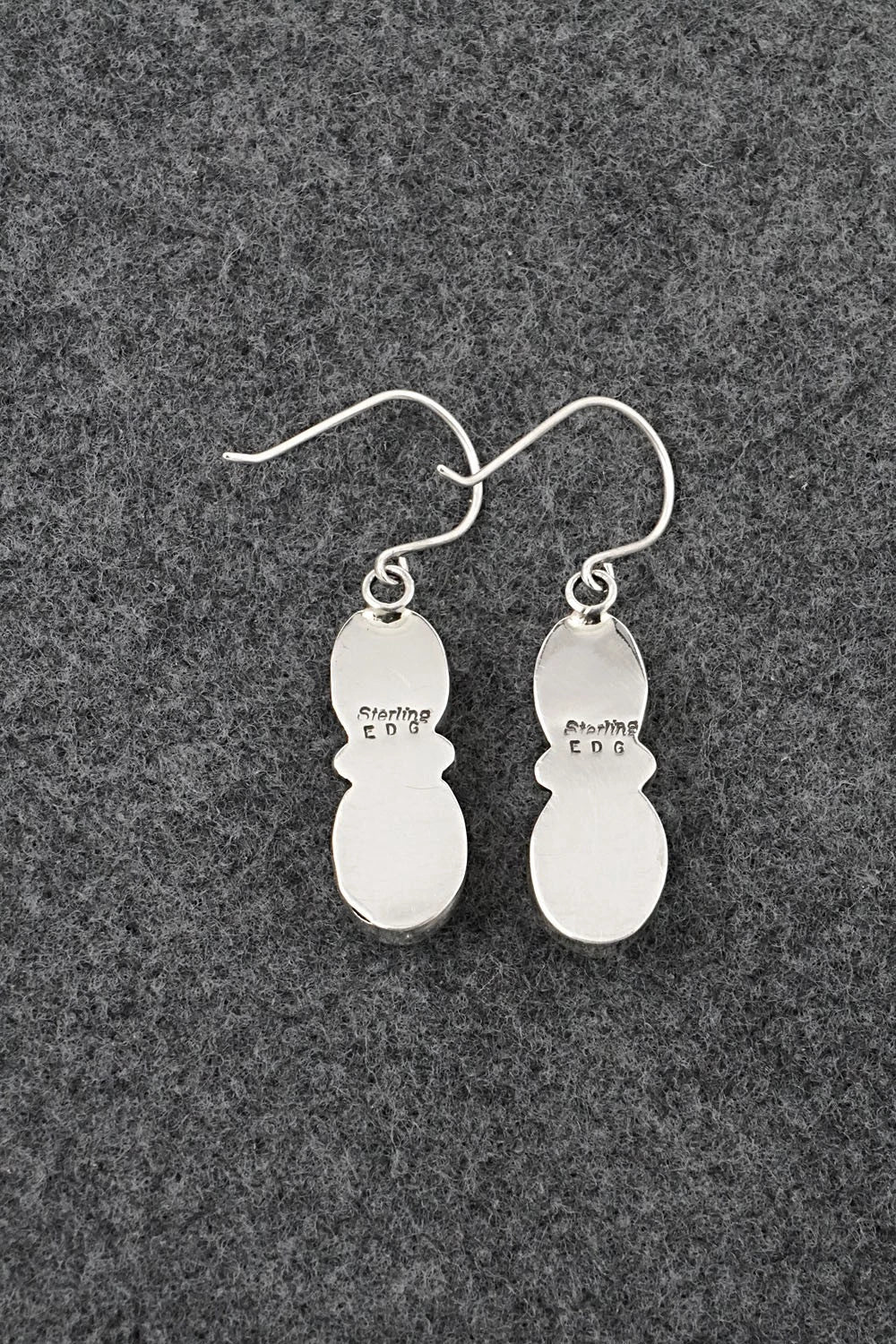 Turquoise & Sterling Silver Earrings - Eugene Gruber