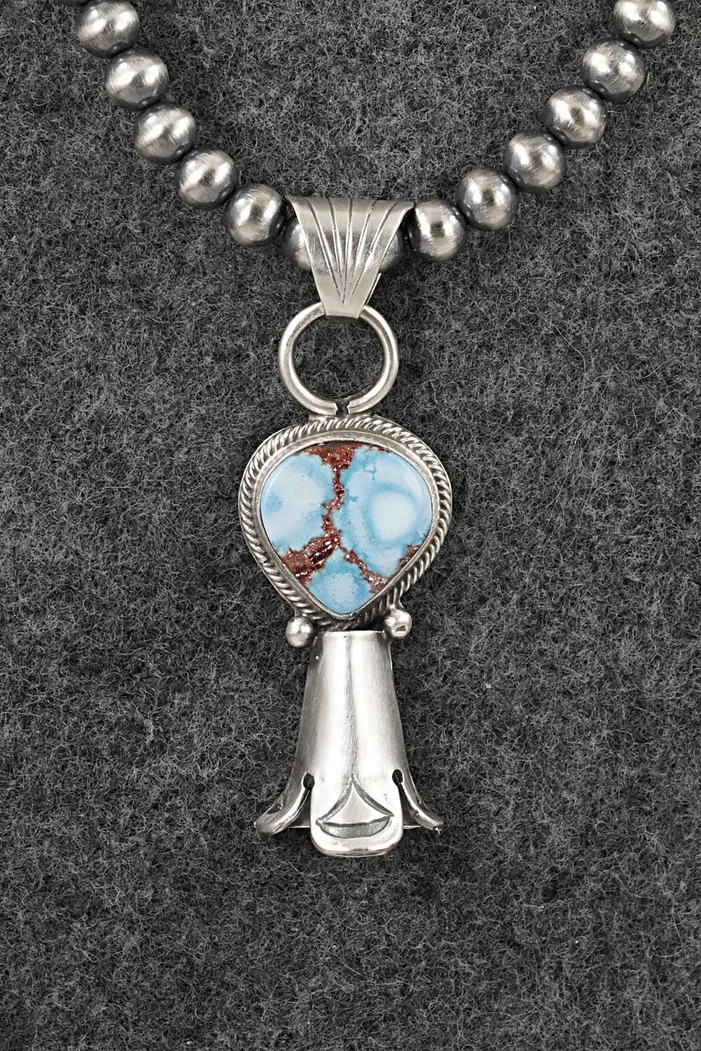 Turquoise & Sterling Silver Necklace - Sharon McCarthy
