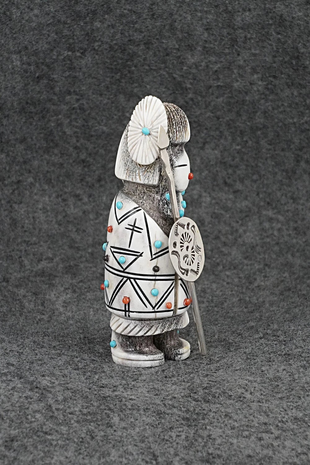 Warrior Zuni Fetish Carving - Claudia Peina