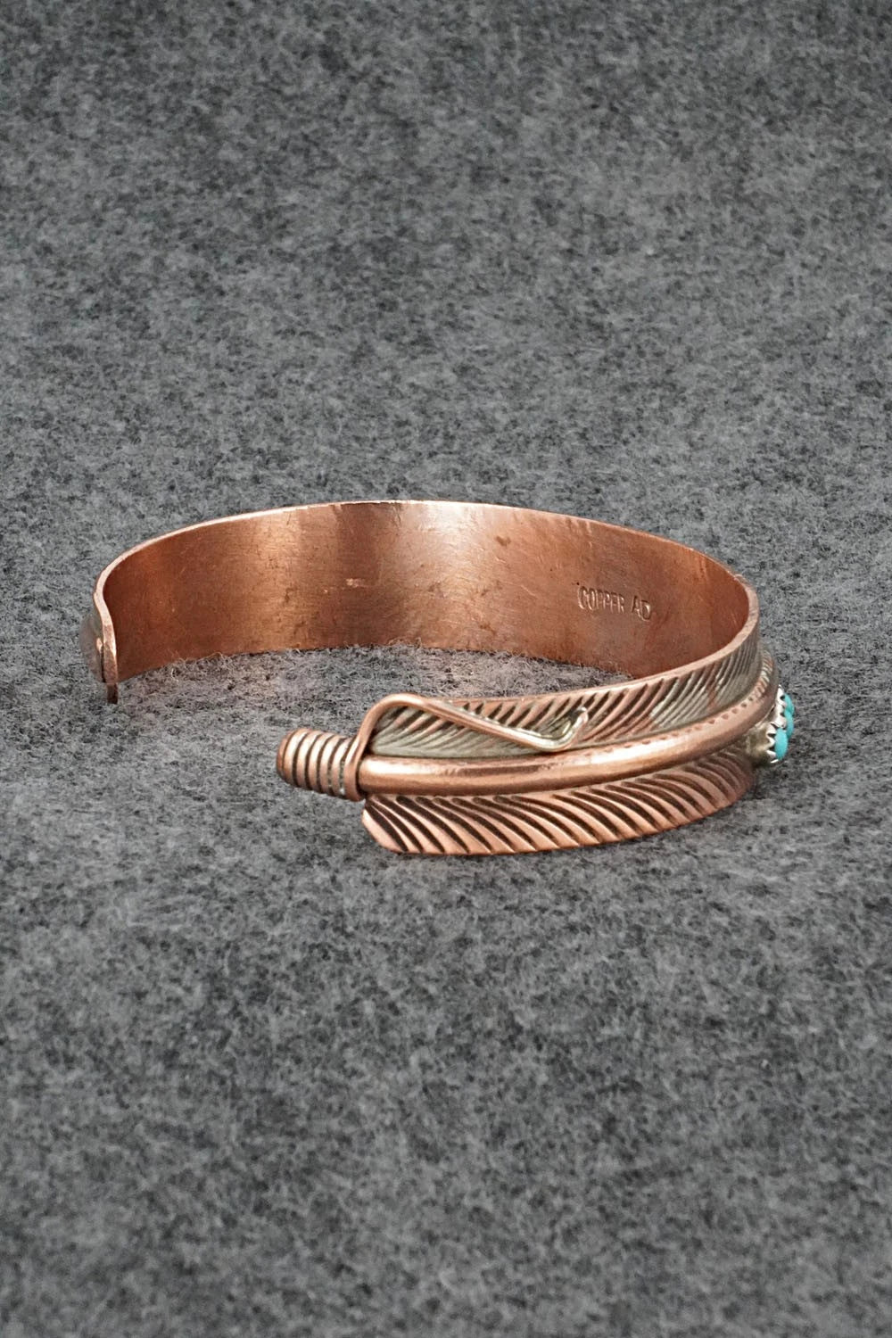Turquoise & Copper Bracelet - Aaron Davis