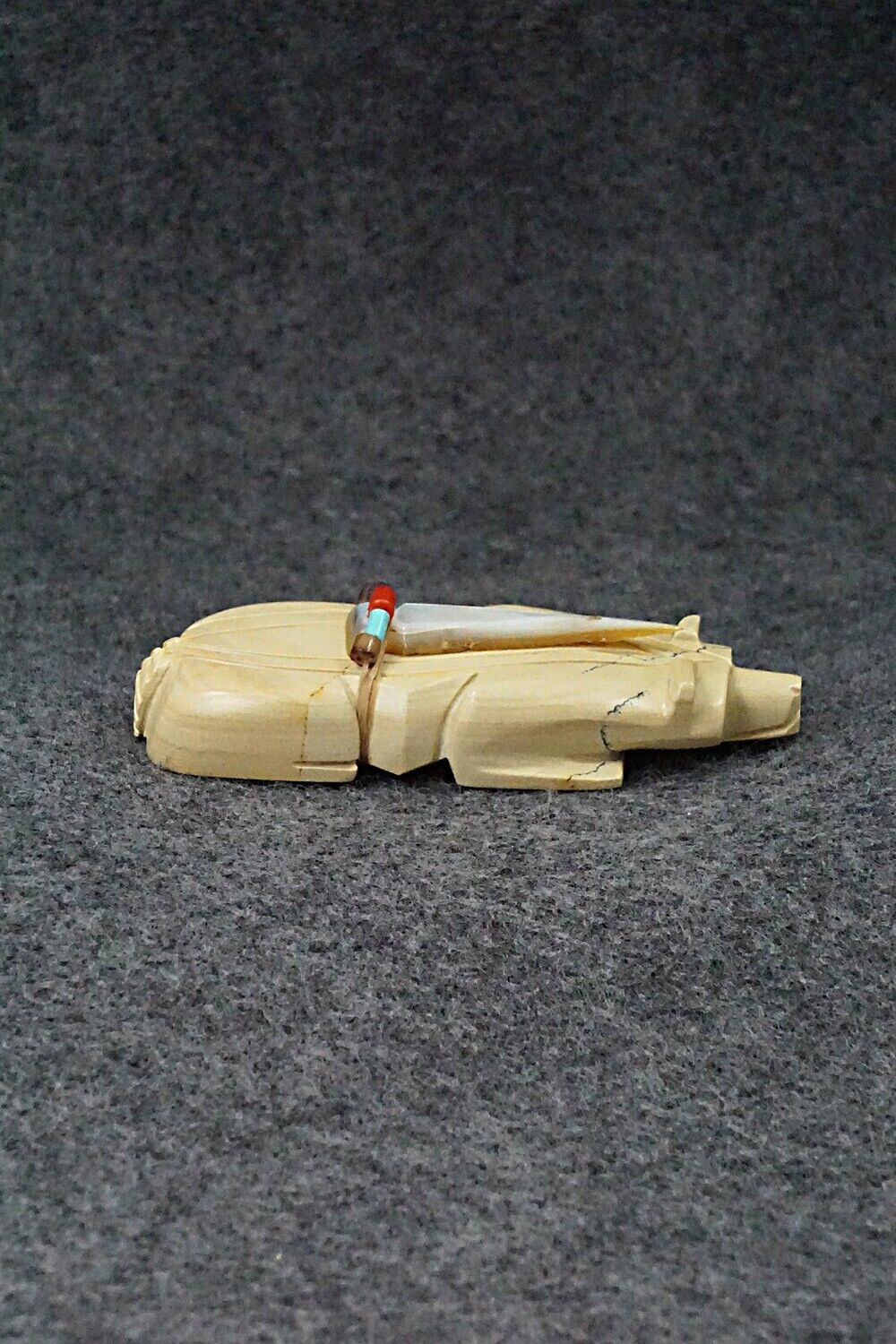 Badger Zuni Fetish Carving - Alex Tsethlikai