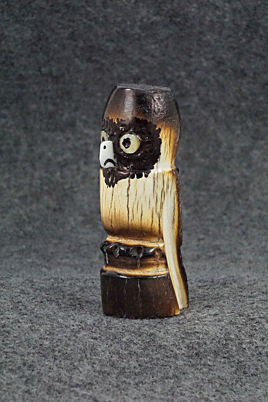 Owl Zuni Fetish Carving - Craig Haloo