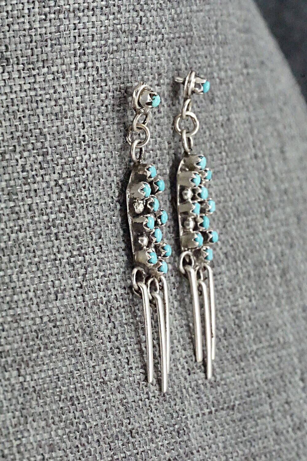 Turquoise & Sterling Silver Earrings - Arlene Quam