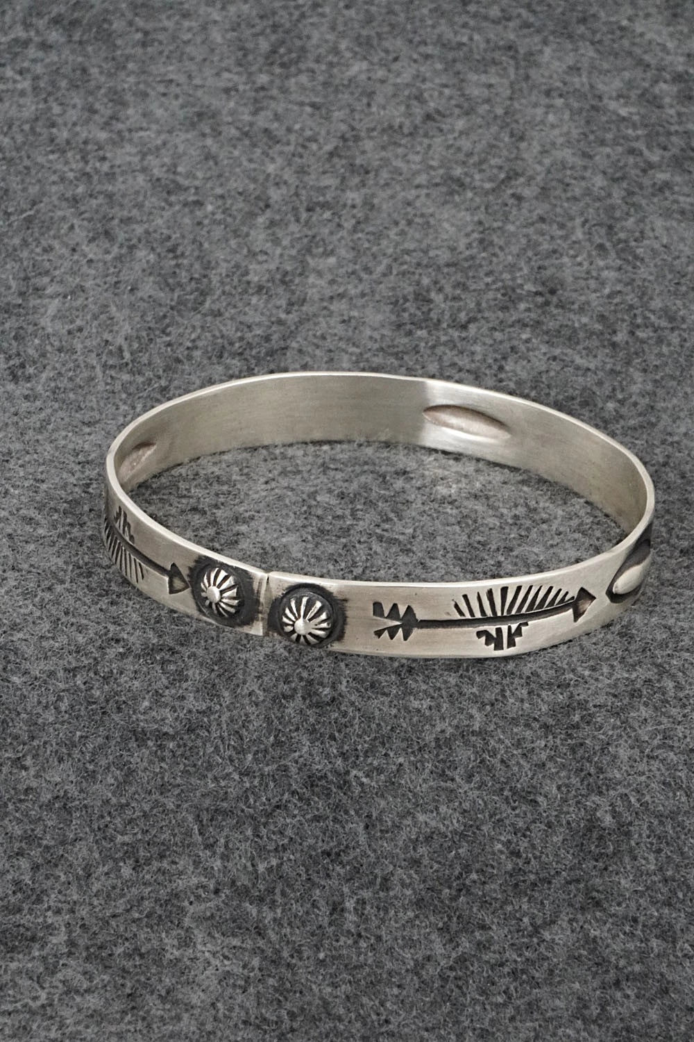 Sterling Silver Bangle Bracelet - Elvira Bill