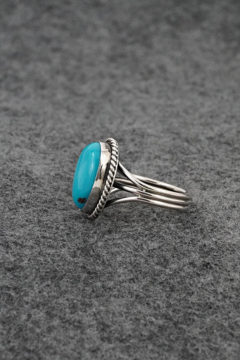 Turquoise & Sterling Silver Ring - Rena Begay - Size 6