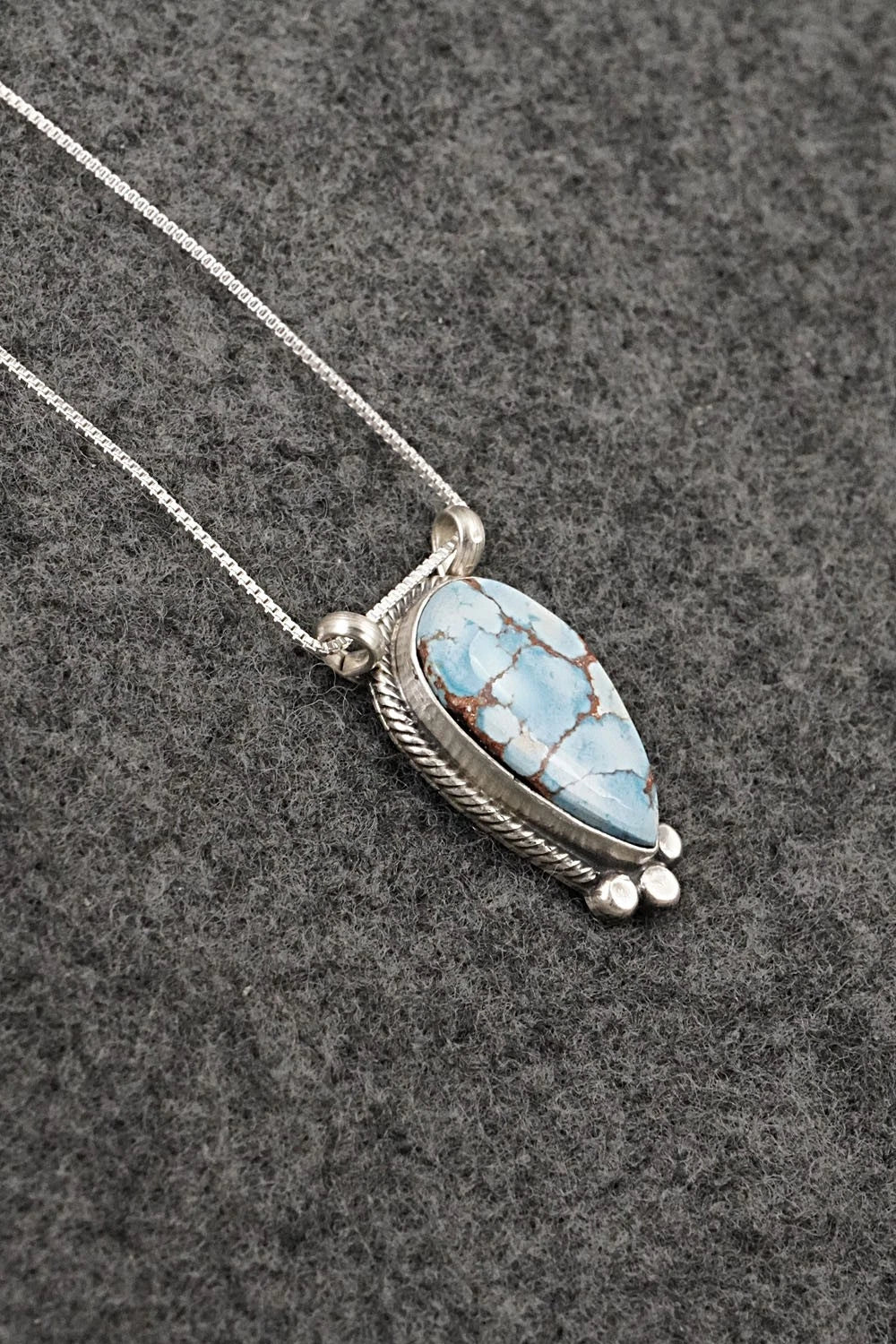 Turquoise & Sterling Silver Necklace - Sharon McCarthy