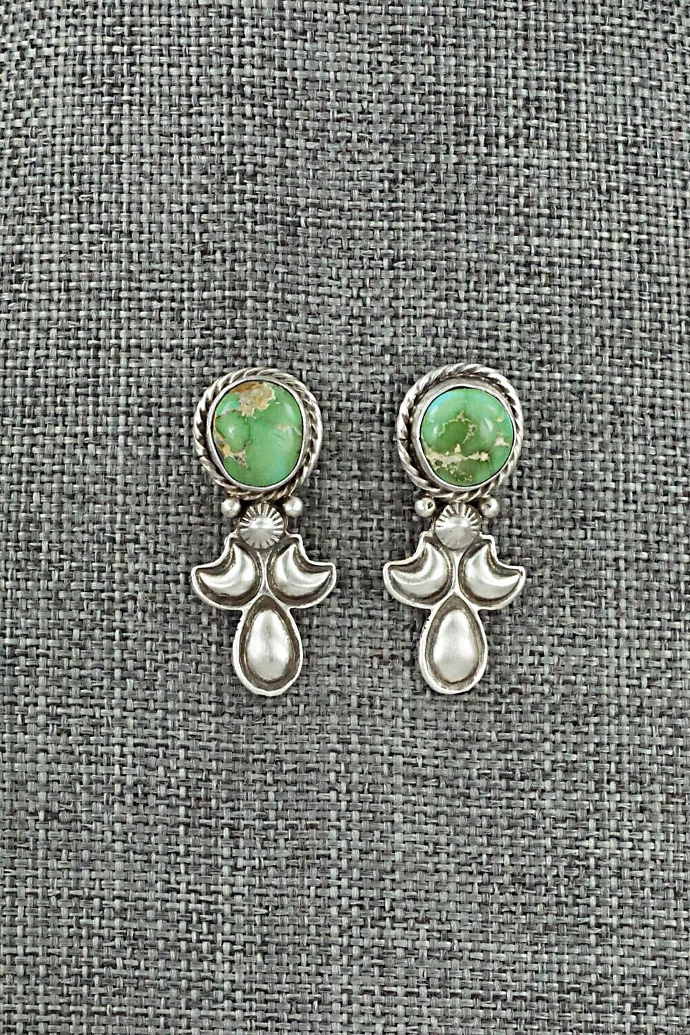 Turquoise & Sterling Silver Squash Blossom Set - Adrienne Gordon