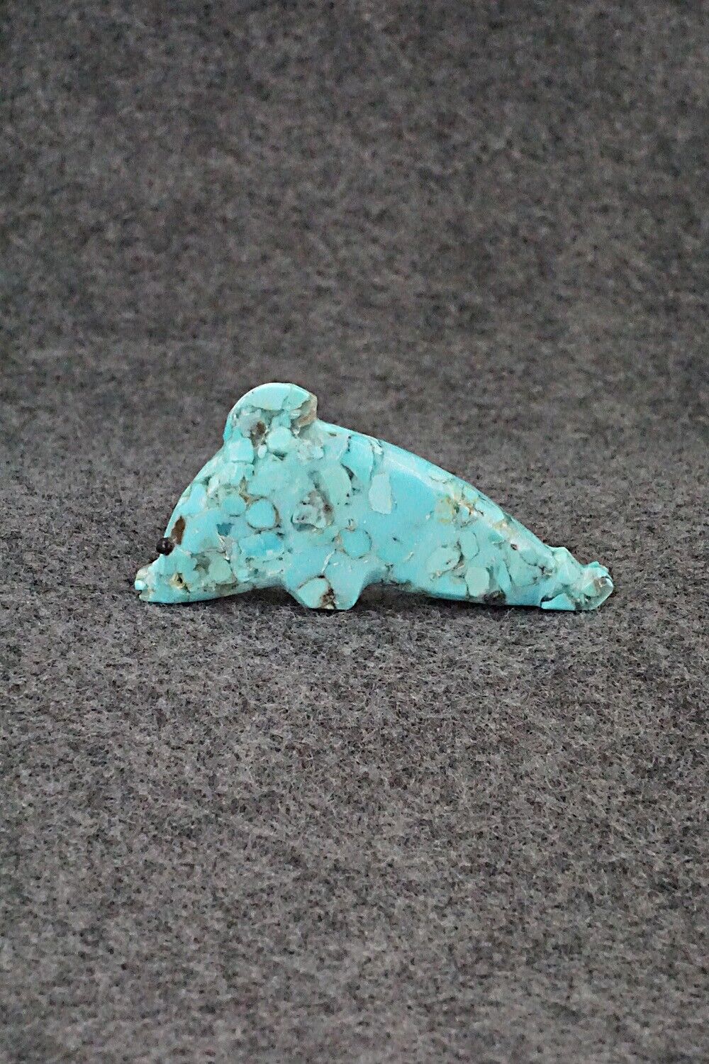 Dolphin Zuni Fetish Carving - Danette Laate