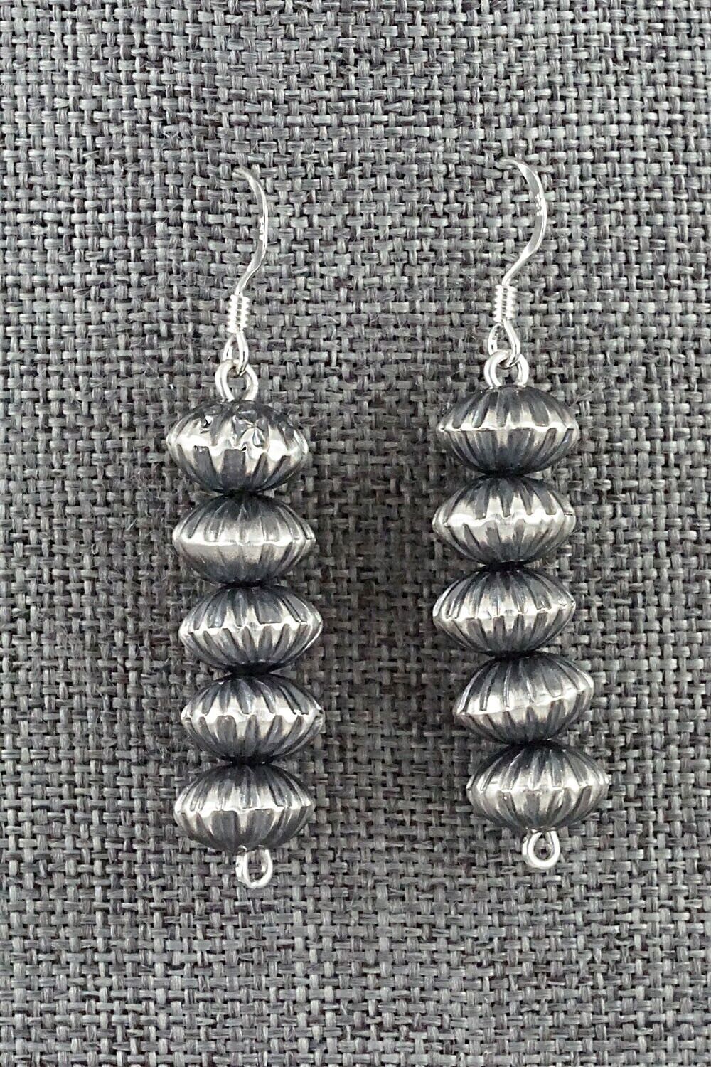 Sterling Silver Navajo Pearl Necklace & Earrings - Presley Haley