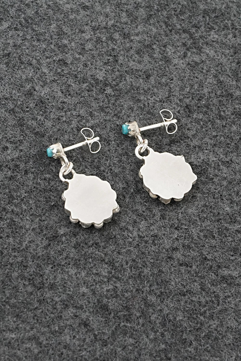 Turquoise & Sterling Silver Earrings - Tricia Leekity