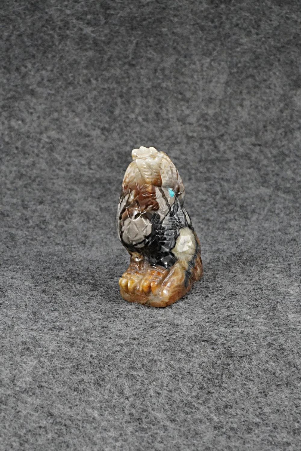 Owl Zuni Fetish Carving - Randy Lucio