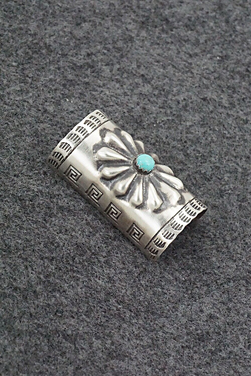 Turquoise & Sterling Silver Hair Pin - Arlene Soce