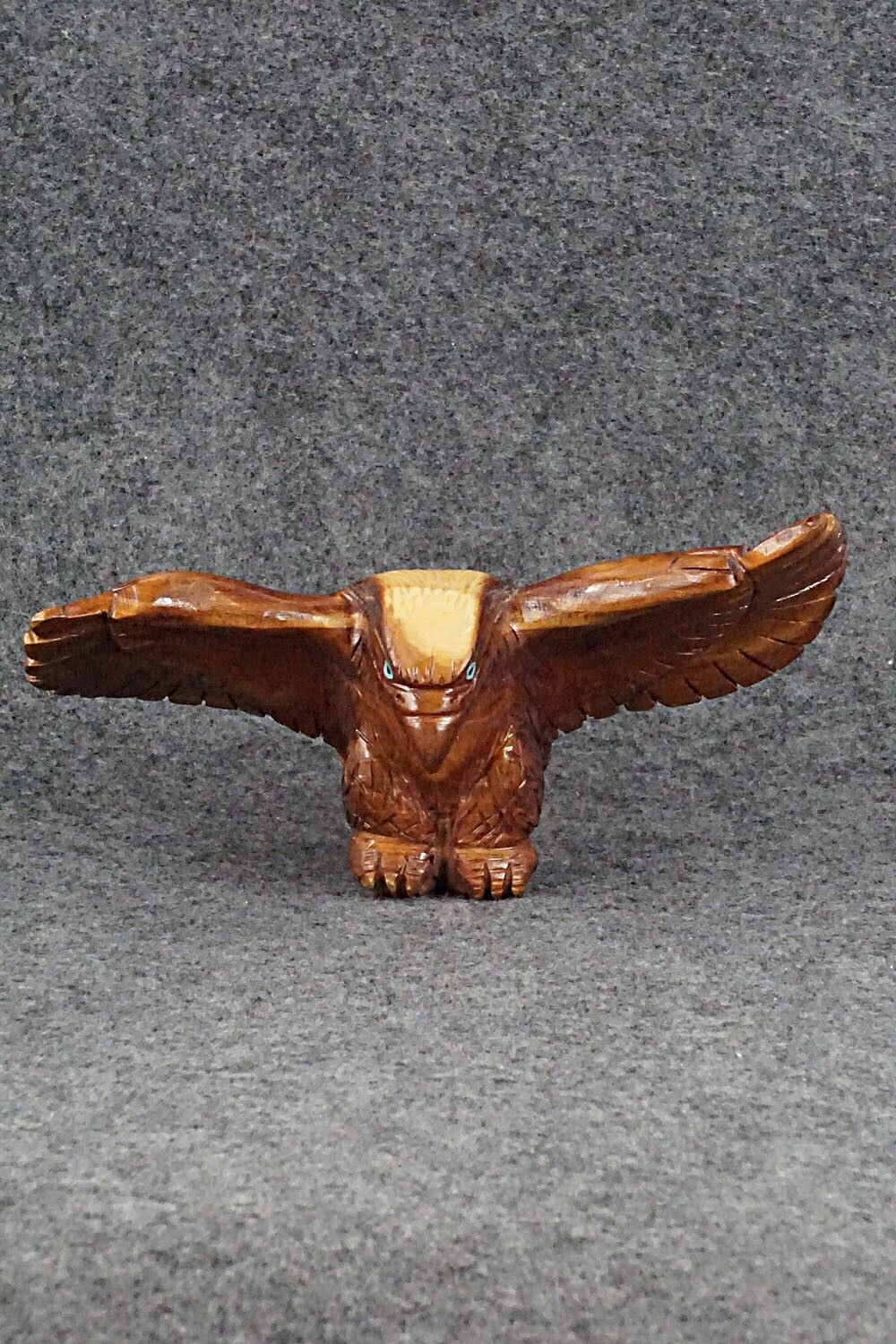 Eagle Zuni Fetish Carving - Chris Nastacio