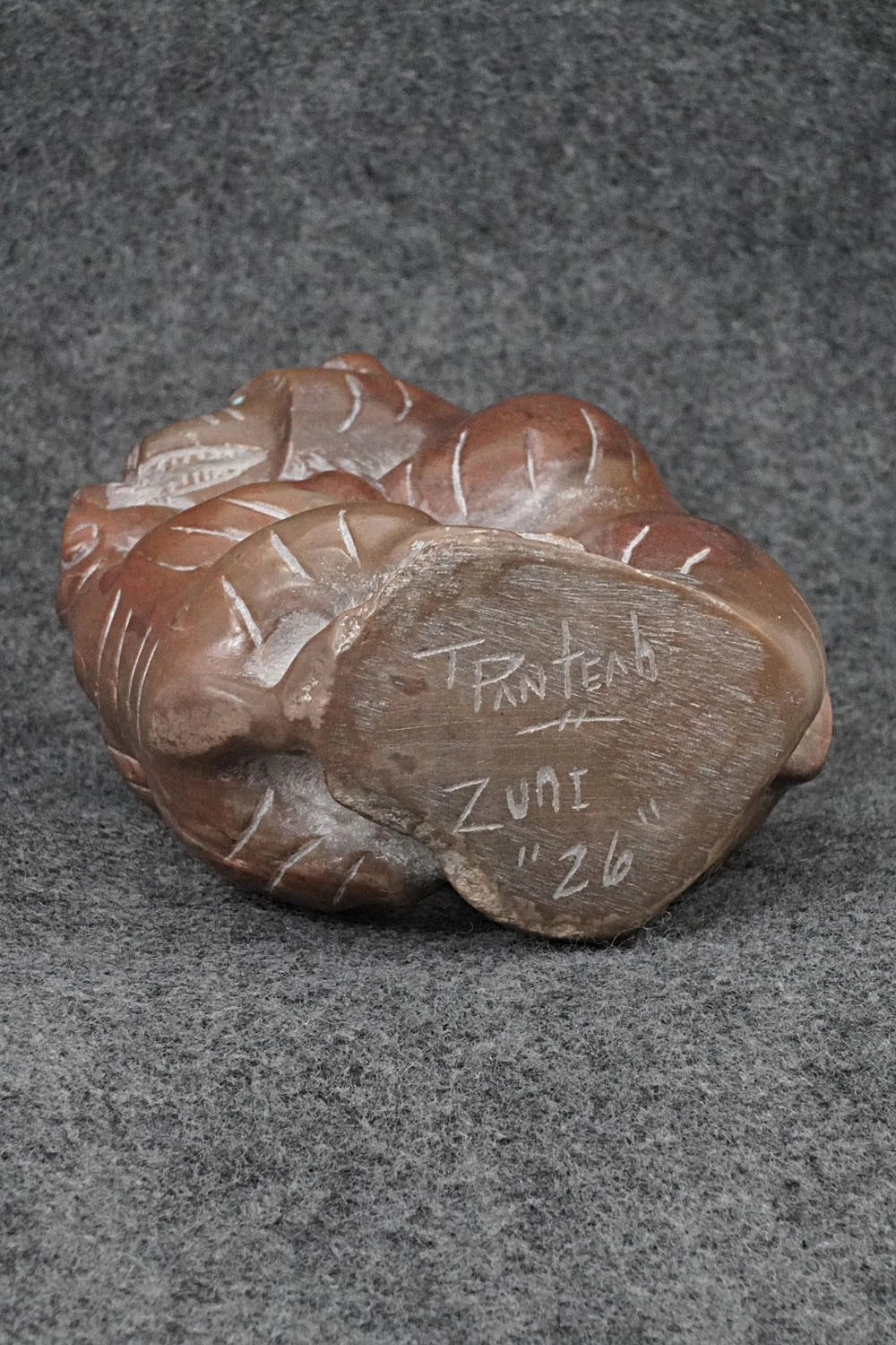 Bear & Badger Zuni Fetish Carving - Terrance Panteah