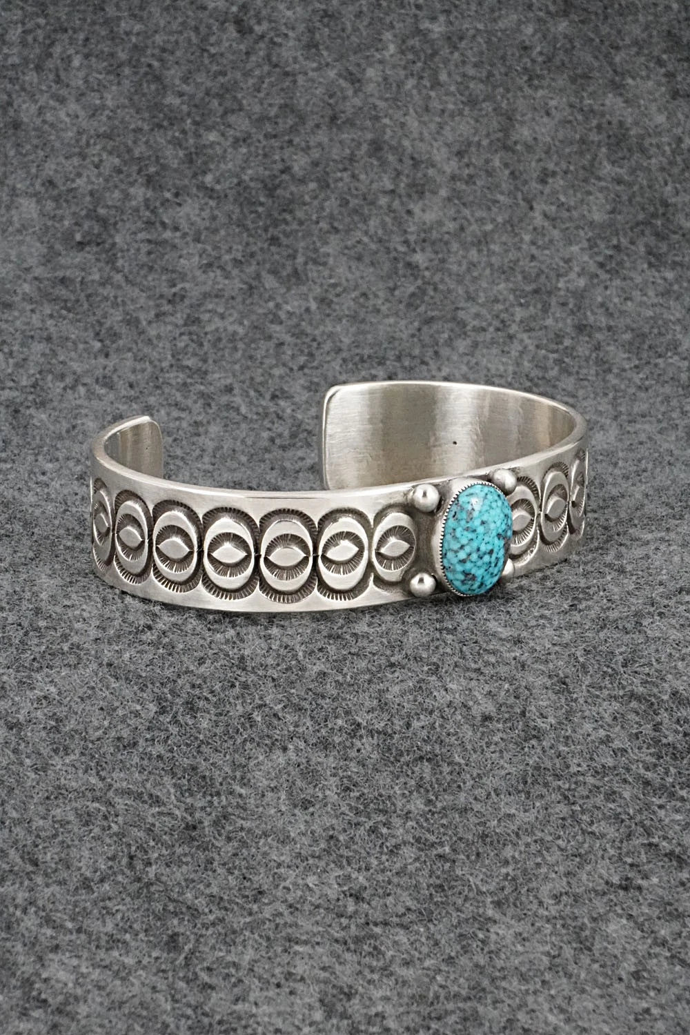 Turquoise & Sterling Silver Bracelet - Calvin Martinez