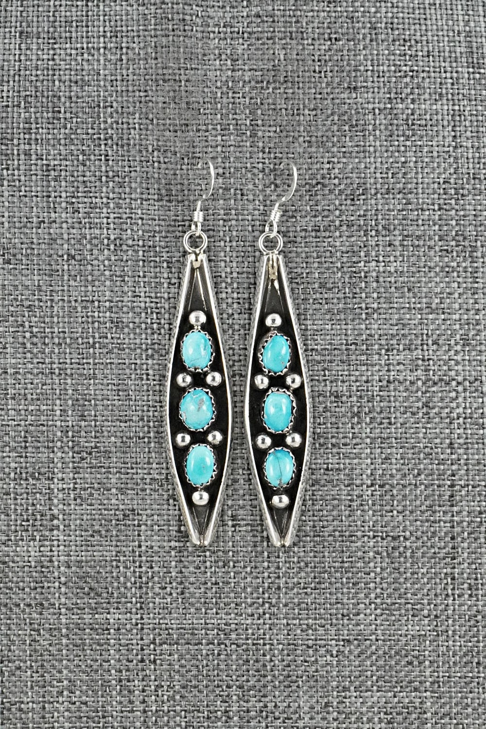 Turquoise & Sterling Silver Earrings - Paul Largo