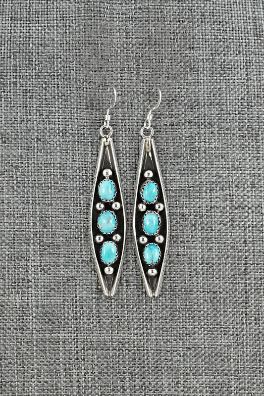 Turquoise & Sterling Silver Earrings - Paul Largo