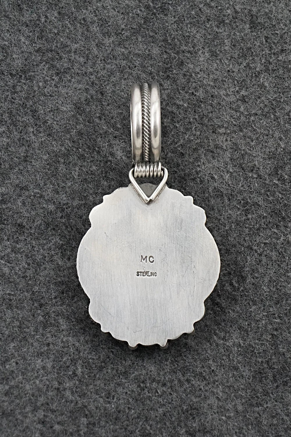 Turquoise & Sterling Silver Pendant - Michael Calladitto