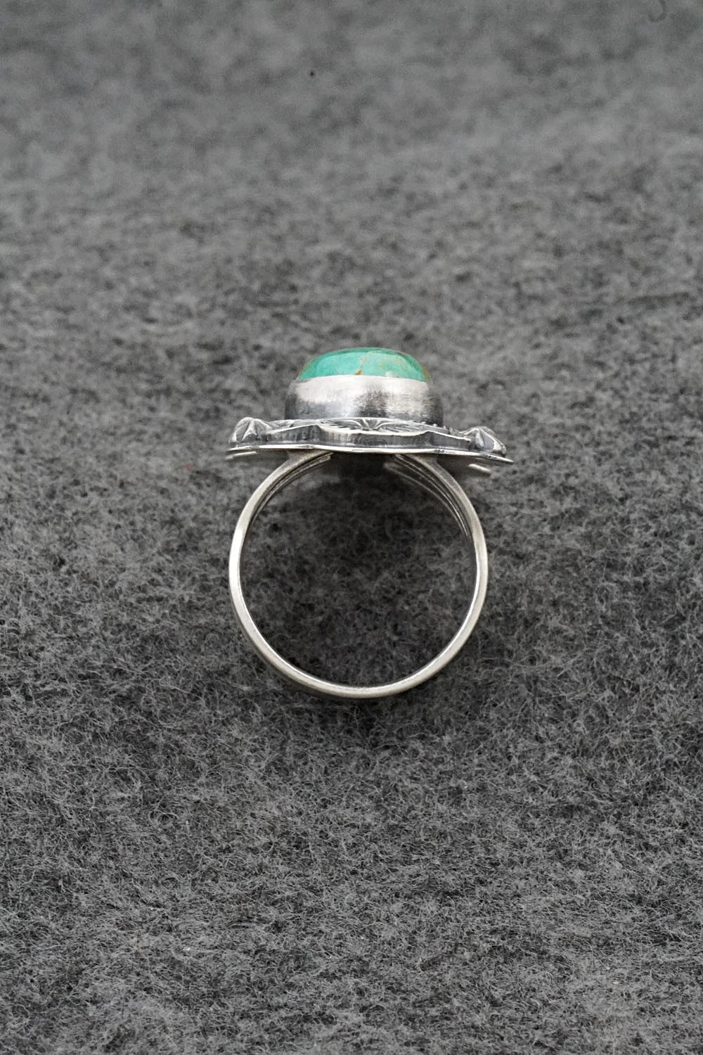 Turquoise & Sterling Silver Ring - Randy Boyd - Size 6.5