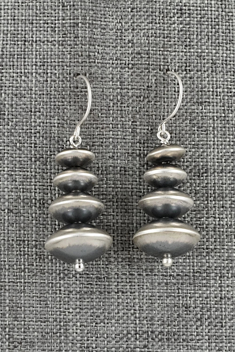 Sterling Silver Navajo Pearl Earrings - Bryannen Halwood