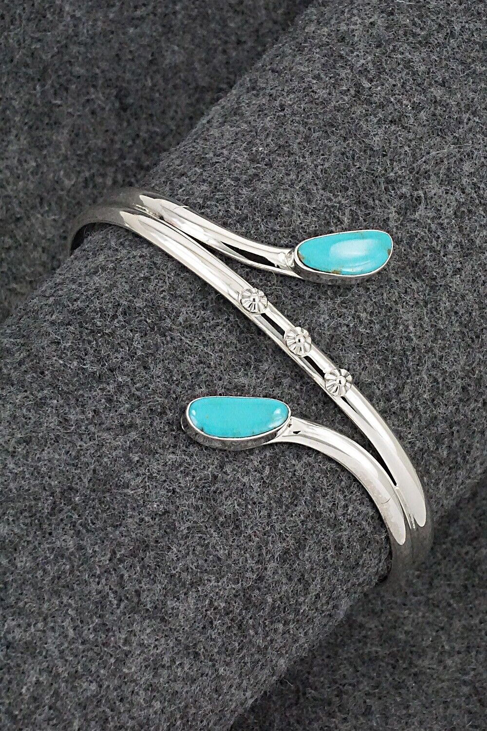 Turquoise & Sterling Silver Bracelet - Thomas Yazzie