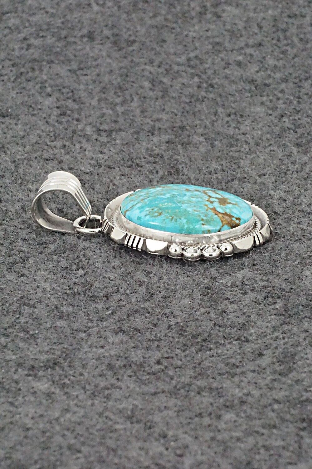 Turquoise & Sterling Silver Pendant - Daniel Benally