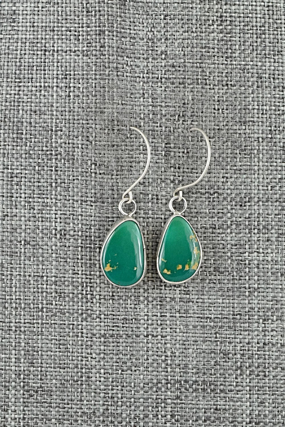 Turquoise & Sterling Silver Earrings - Rosemary Saunders