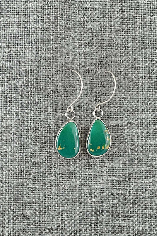 Turquoise & Sterling Silver Earrings - Rosemary Saunders