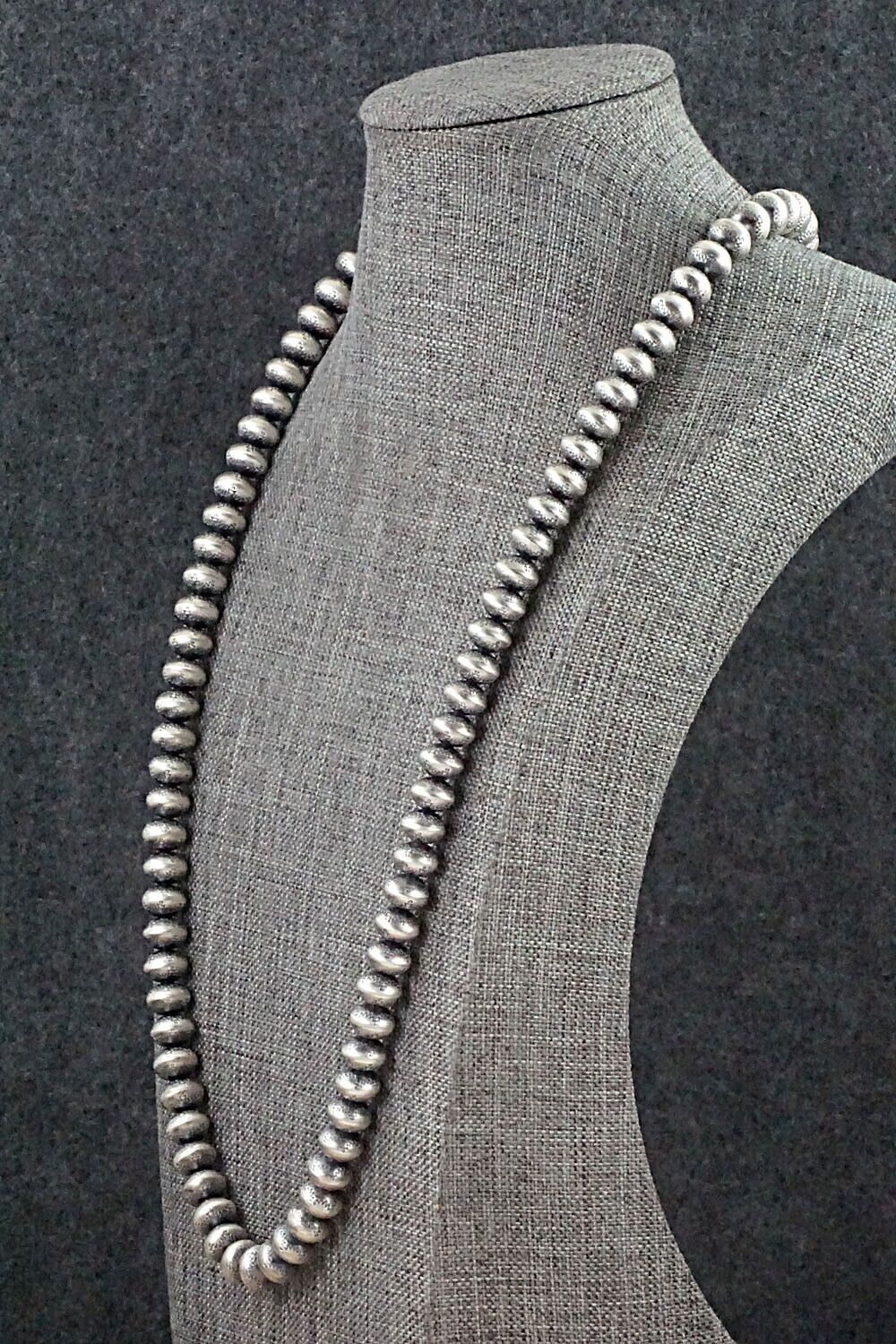 Sterling Silver Navajo Pearl Necklace - Bryannen Halwood