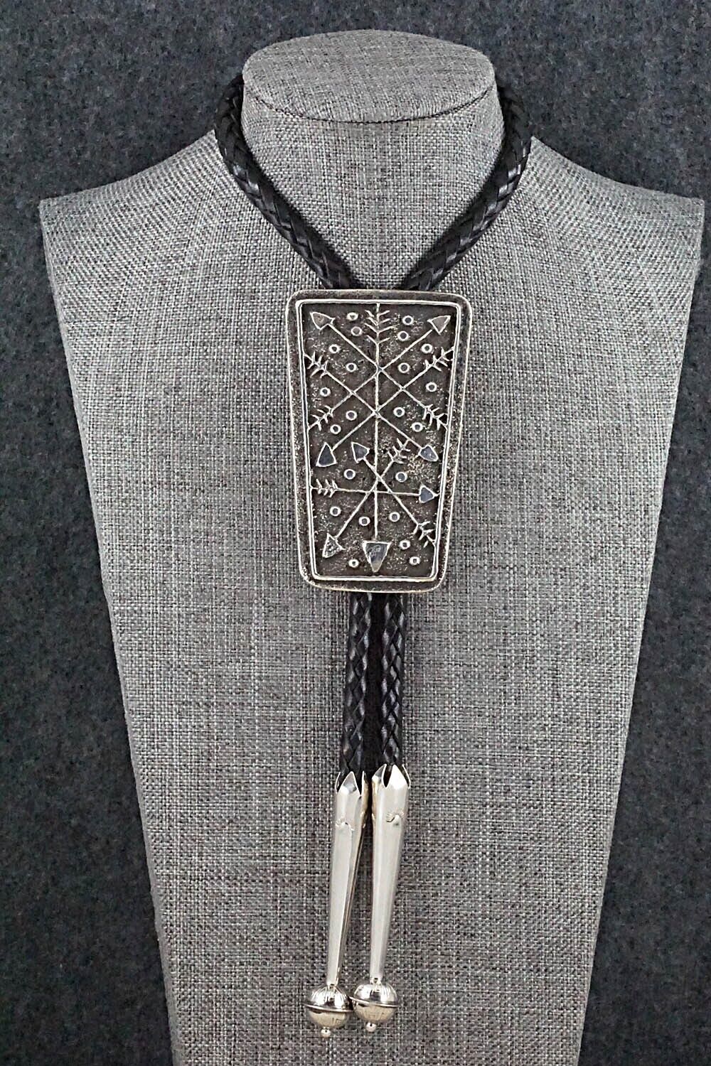 Sterling Silver Bolo Tie - Delbert Arviso
