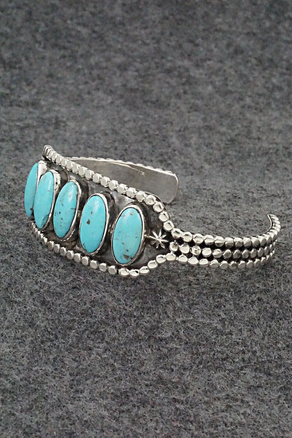 Turquoise & Sterling Silver Bracelet - Darrell Morgan