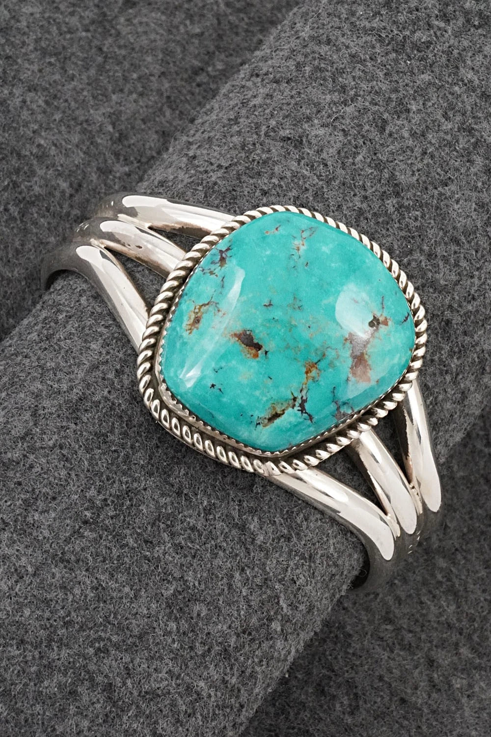 Turquoise & Sterling Silver Bracelet - Ray Nez