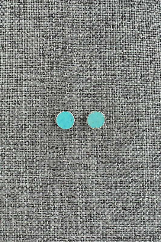 Turquoise & Sterling Silver Earrings - Rebecca Davis