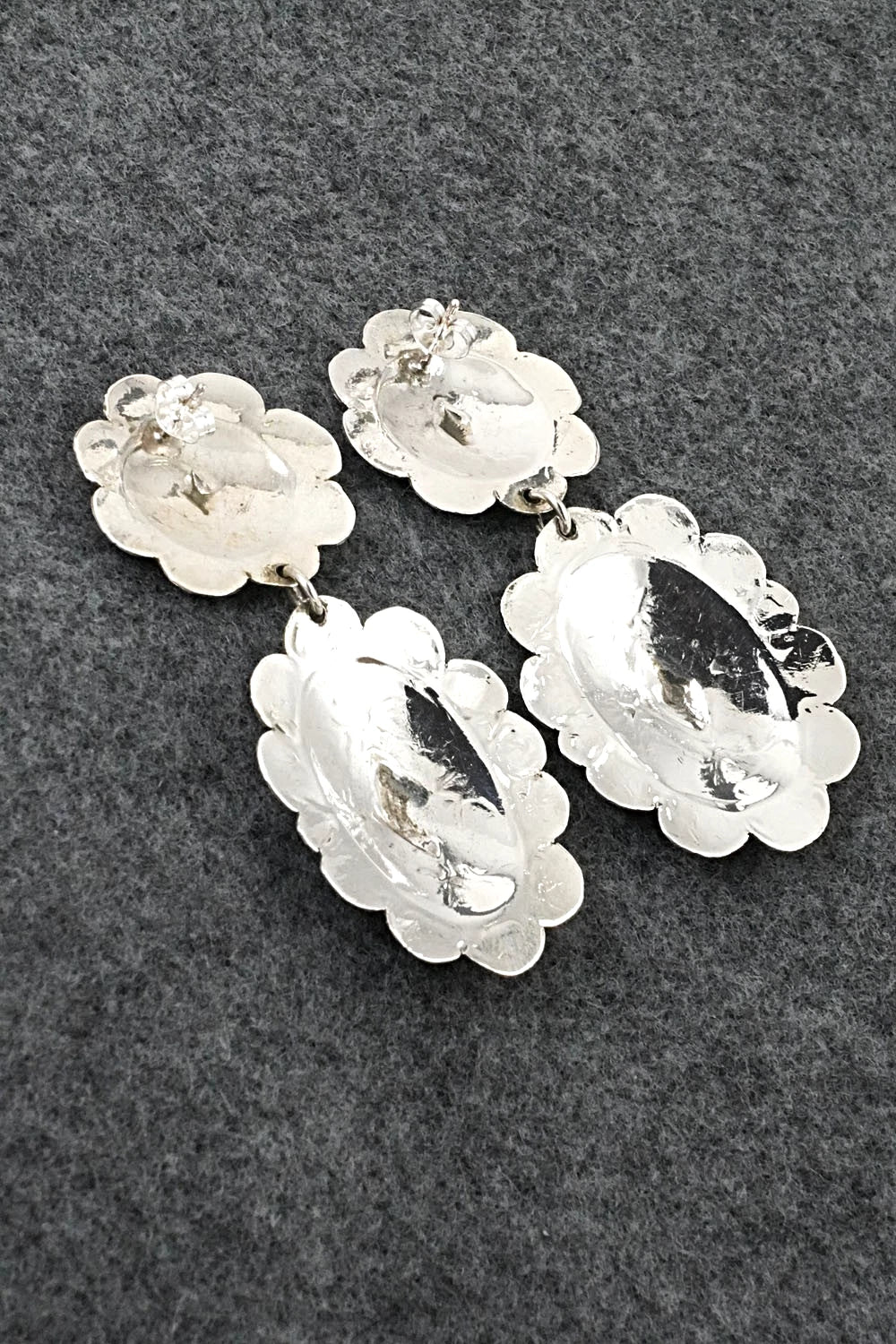 Sterling Silver Earrings - Bertha Begay