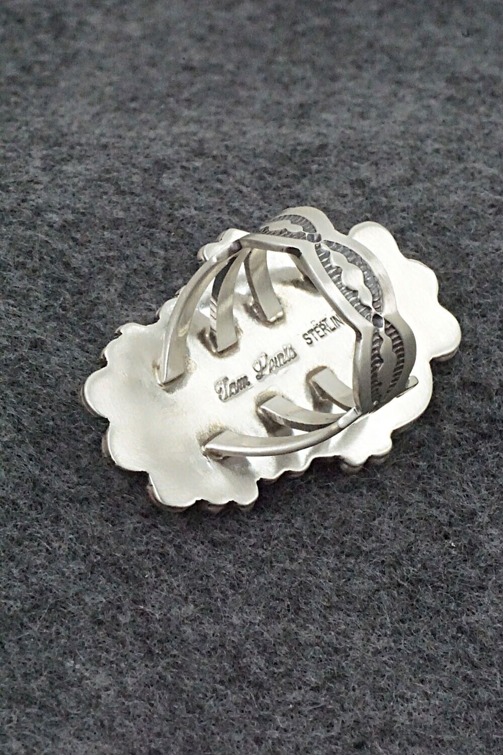 Turquoise & Sterling Silver Ring - Tom Lewis - Size 6.5