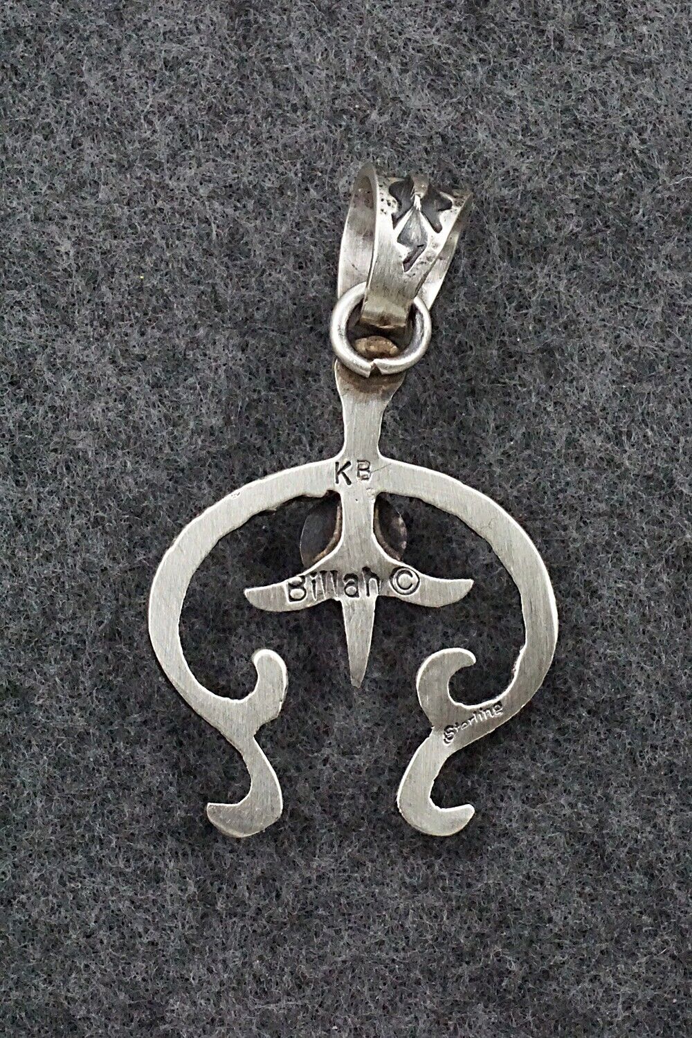 Turquoise & Sterling Silver Pendant - Kevin Billah
