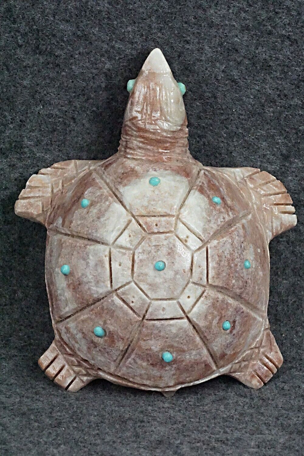 Sea Turtle Zuni Fetish Carving - Chris Nastacio