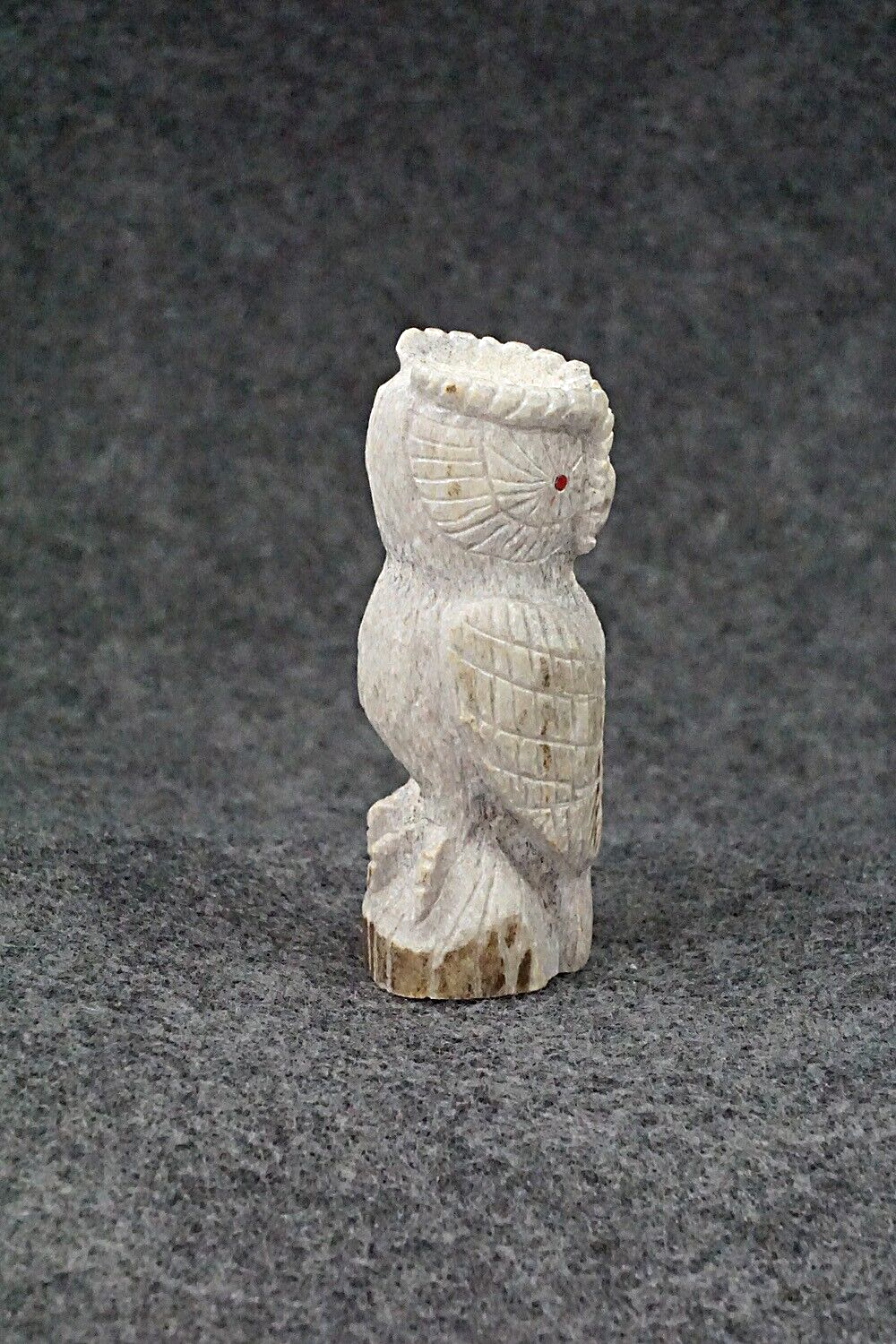 Owl Zuni Fetish Carving - Chris Peina