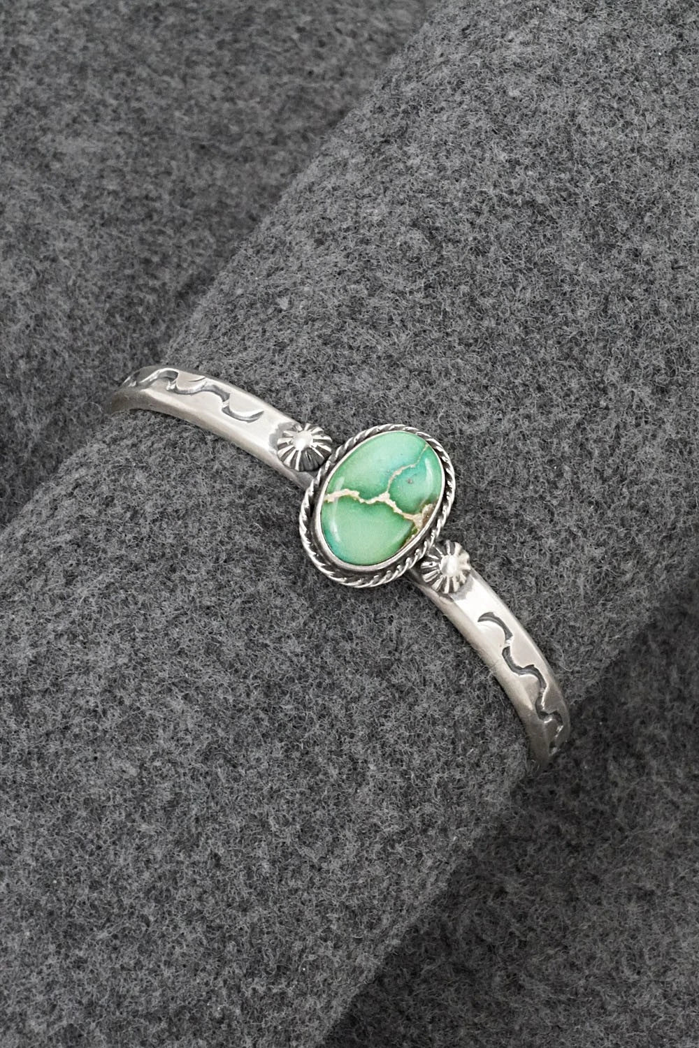 Turquoise & Sterling Silver Bracelet - Samuel Yellowhair