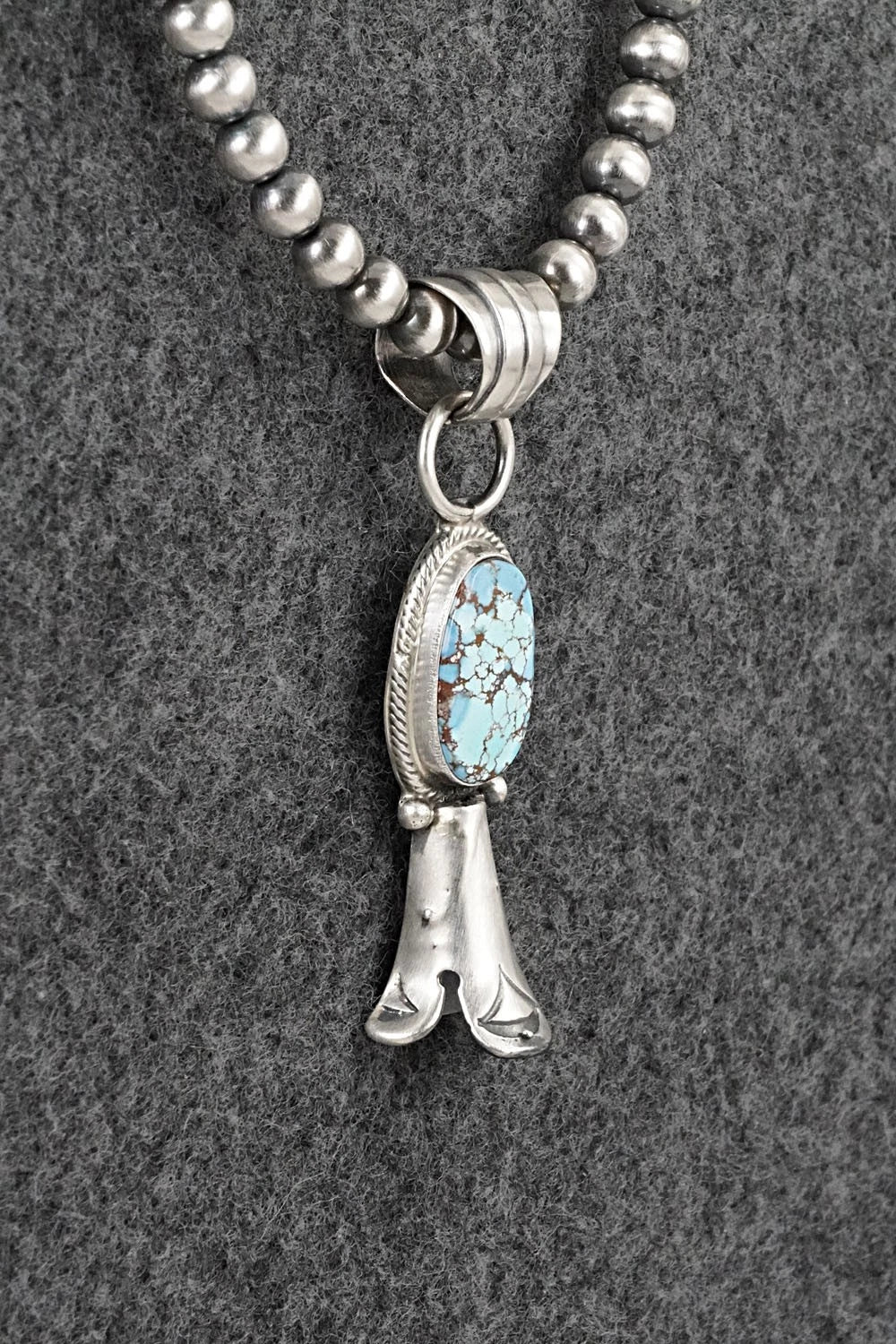 Turquoise & Sterling Silver Necklace - Sharon McCarthy
