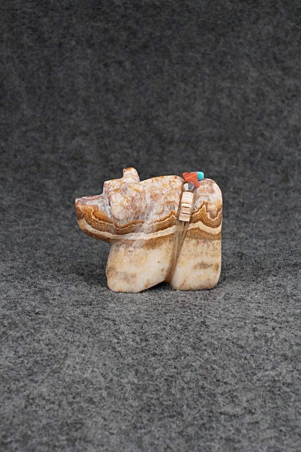 Bear Zuni Fetish Carving - Benina Kallestewa