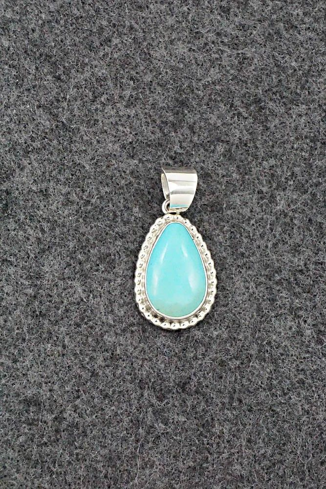 Turquoise & Sterling Silver Pendant - Byron Begay