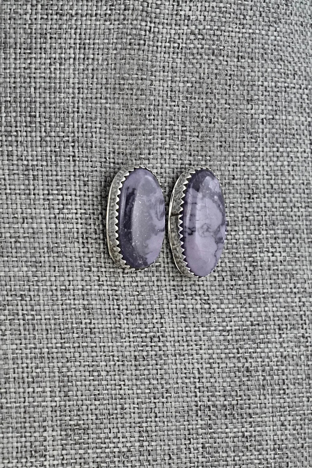 Morado & Sterling Silver Earrings - Murray Hannaweeka