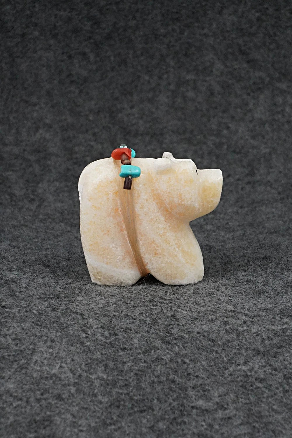 Bear Zuni Fetish Carving - Benina Kallestewa