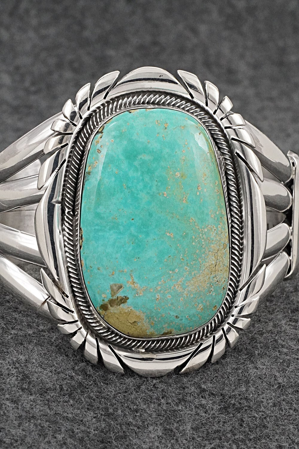 Turquoise & Sterling Silver Bracelet - Mark Yazzie