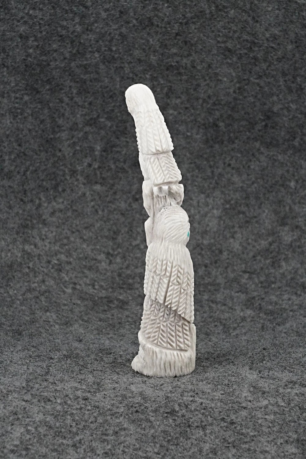 Owls Zuni Fetish Carving - Destry Siutza